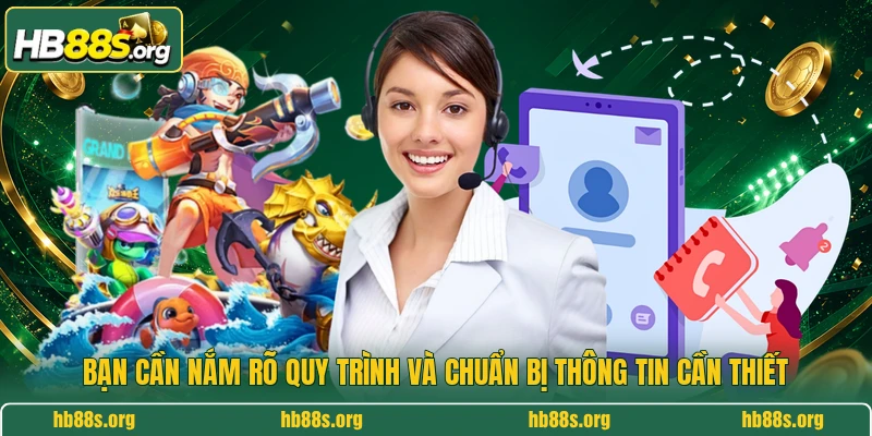Bạn cần nắm rõ quy trình và chuẩn bị thông tin cần thiết