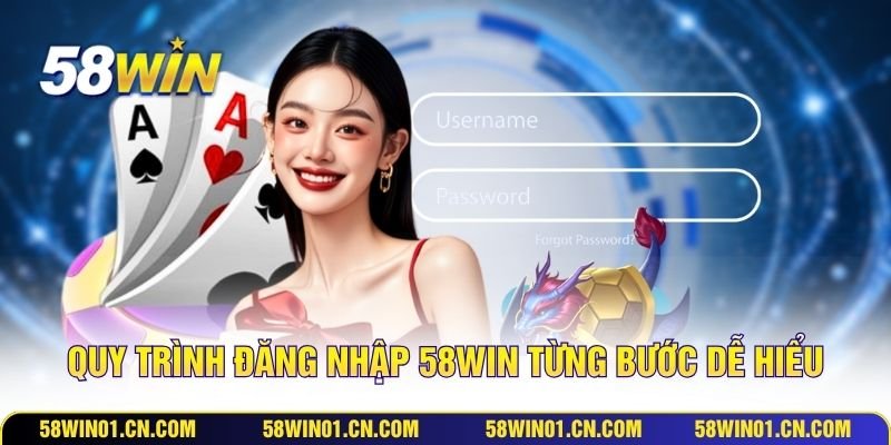 Đăng Nhập 58WIN - Hướng Dẫn Quy Trình Truy Cập Đơn Giản 2 Quy trình đăng nhập 58WIN từng bước dễ hiểu